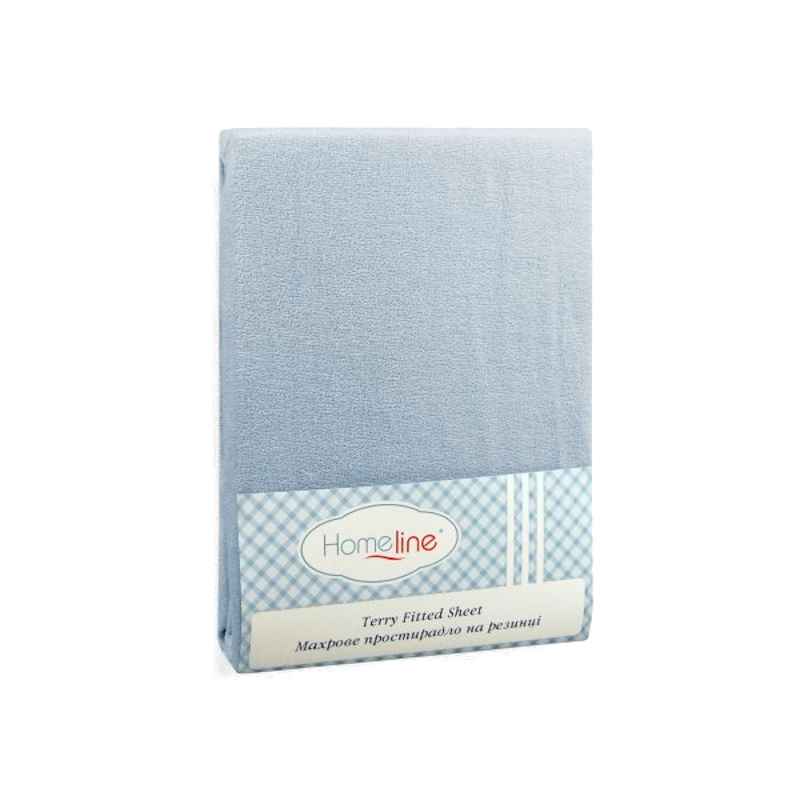 Простирадло на гумці HOME LINE 160х200см, махра, 150 гр/м2 (113828)